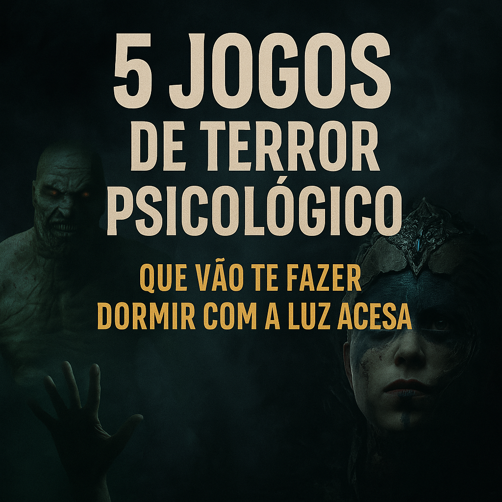 5 jogos de terror psicológico que vão te fazer dormir com a luz acesa